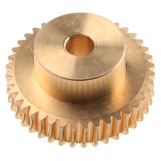 NEUTRAL Bronze 1 Module Worm Wheel Gear 40 Tooth 26 mm Hub Diameter 40 mm Pitch Diameter 16.5 mm Face Width 521-6963