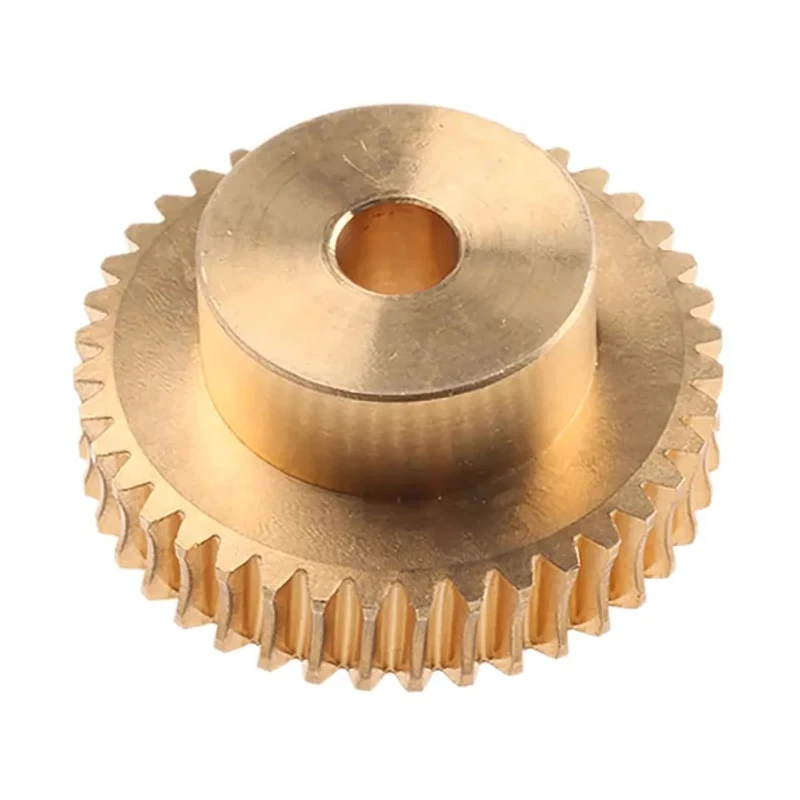 NEUTRAL Bronze 1 Module Worm Wheel Gear 40 Tooth 26 mm Hub Diameter 40 mm Pitch Diameter 16.5 mm Face Width 521-6963