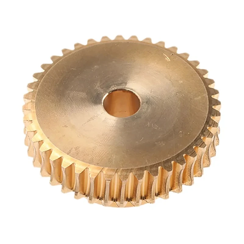 NEUTRAL Bronze 1 Module Worm Wheel Gear 40 Tooth 26 mm Hub Diameter 40 mm Pitch Diameter 16.5 mm Face Width 521-6963