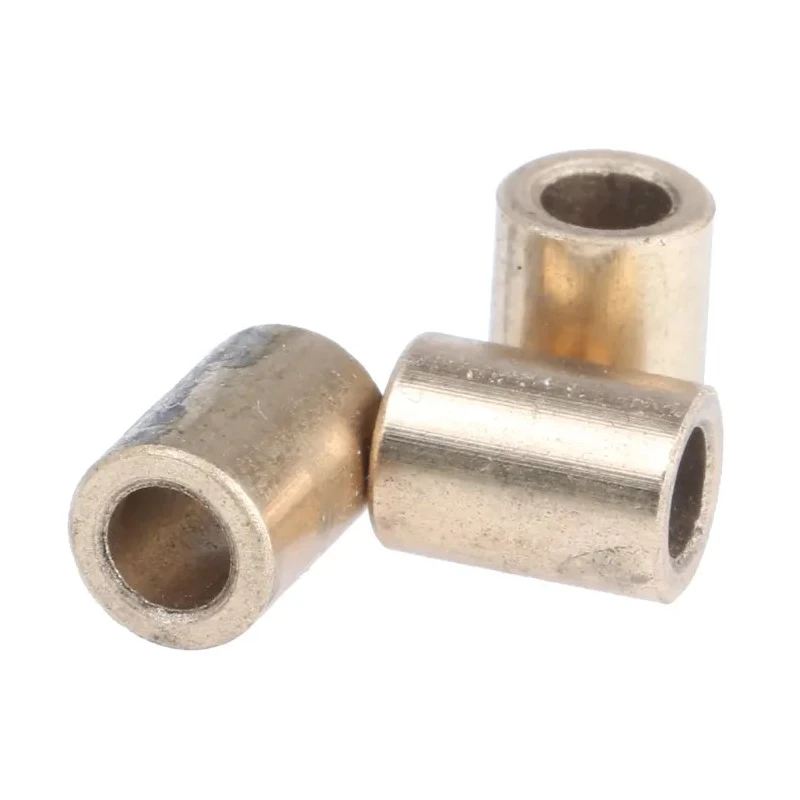 RS PRO Bronze Plain Bush, 3 mm Shaft Diameter, 5 mm Outside Diameter, 7 mm Length, Oil-less Sintered Bronze, 521-7708