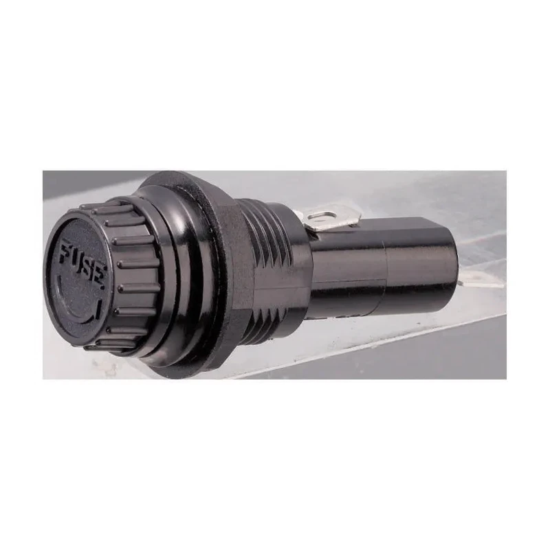 Sato Parts 10A Panel Mount Fuse Holder 250V AC F-120-B