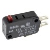Omron Miniature Pin Plunger Micro Switch, Solder Terminal, 5A Contact, 30V DC, SPDT, IP40 VX-5-1A2