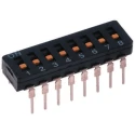 Omron Rotary Coded DIP Switch Through Hole Mount Slide Actuator A6T-6104