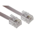 Roline Male RJ11 to Male RJ45 Telephone Extension Cable, Grey Sheath, 6 m 11.04.1906-10