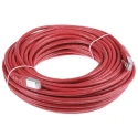 Roline Shielded Screened Cat6 Ethernet Cable 8 Core, Red, 20 m, Polyvinyl Chloride Jacket 