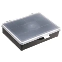Raaco 7 Cell Black Polypropylene Compartment Box 40 mm x 179 mm x 151 mm 132435