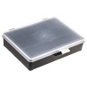 Raaco 7 Cell Black Polypropylene Compartment Box 40 mm x 179 mm x 151 mm 132435