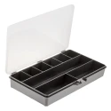 Raaco 9 Cell Black Polypropylene Compartment Box 41 mm x 271 mm x 173 mm 132442