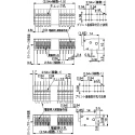 Sato Parts ML-700-NH Series 4-Contact 2.54 mm Pitch 1 Row Screwless PCB Terminal Block ML-700-NH-4P