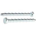 RS PRO Steel Anchor Bolt Zinc Plated 8 mm Drill Diameter 100 mm Length 60 mm Max Fixing Thickness 526-6615