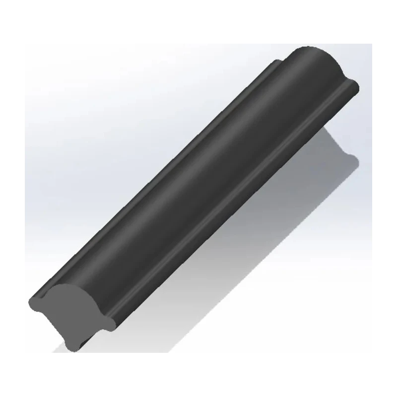 RS PRO Black Ethylene Propylene Diene Monomer Edge Protection Edging Strip 20 m x 7.3 mm x 9.5 mm 619-1613