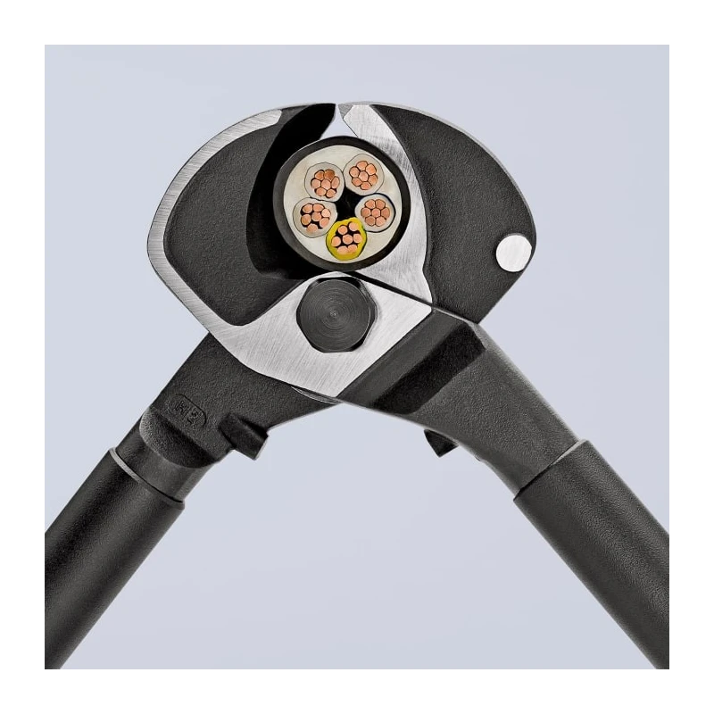 Knipex Cable Cutter 500mm Overall Length, Vanadium Steel Jaw, Aluminium Handle 95 12 500