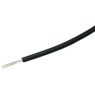 Hitachi MLCF Series Black Hook Up Wire 1.3 mm² 16 AWG 50/0.18 mm Core Strands 20 m PEX Insulation MLFC 1.25SQ 20m