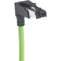 HARTING Cat5 Ethernet Cable 1.5 m Green RJ45 Male to Unterminated U/FTP PVC 09470400025