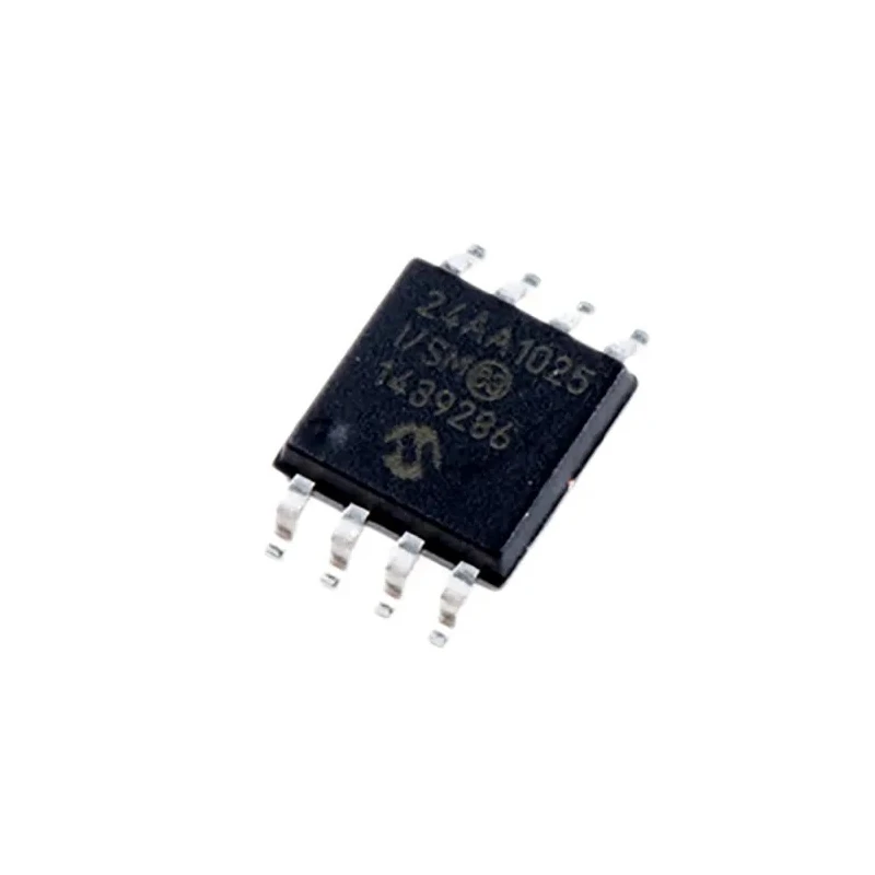 Microchip 1 MB Serial EEPROM 8-Pin SOIJ Serial-I2C 900 ns Access Time 24AA1025-I/SM