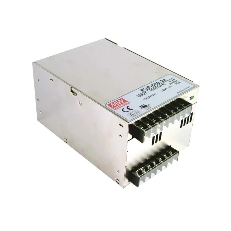 MEAN WELL Switching Power Supply 600W 12V DC, 50A, Chassis Mount PSP-600-12