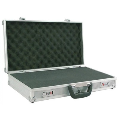 Viso Metal Transit Case, Aluminium, Lockable, Foam Padded Interior, 518 mm x 278 mm x 102 mm STC 961P