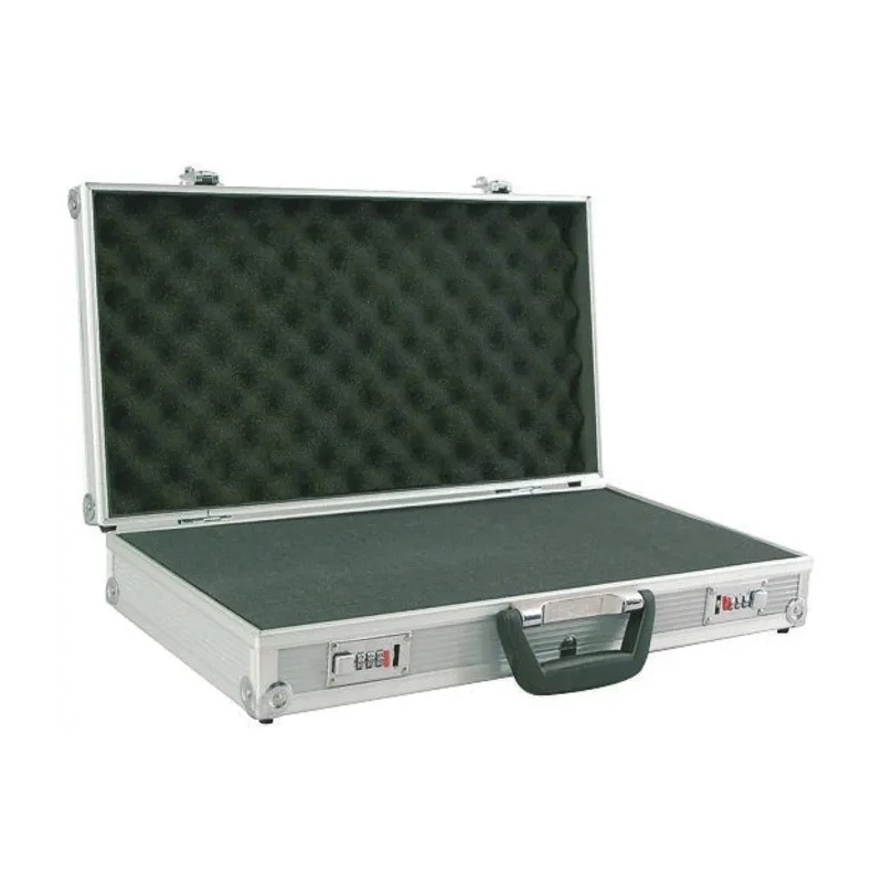 Viso Metal Transit Case, Aluminium, Lockable, Foam Padded Interior, 518 mm x 278 mm x 102 mm STC 961P