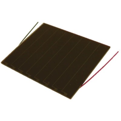 Panasonic Amorphous Solar Cell Solar Panel Indoor Use 4.9V 58.1x48.6x1.3mm AM-1815CA