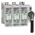 Schneider Electric Fuse Switch Disconnector, 3-Pole, 630A, 100V, DIN Rail Mount, Cable Terminal, IP20, TeSys GS Series GS2S3
