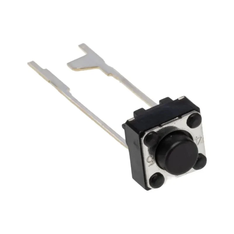 Omron Black Tactile Switch Plunger 1.6 mm SPST 50mA 24 V dc Through Hole B3F-6020