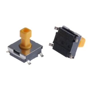 Omron Tactile Switch Plunger 4.7 mm SPST 50mA 250 V AC 24 V DC Through Hole B3FS-1052