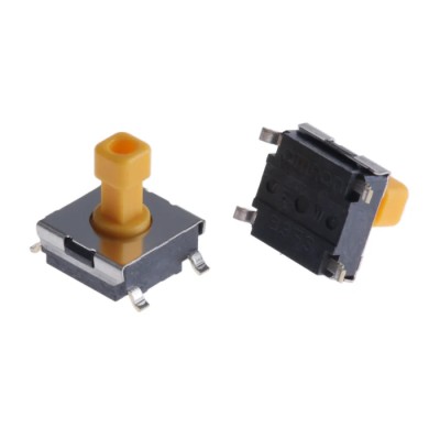 Omron Tactile Switch Plunger 4.7 mm SPST 50mA 250 V AC 24 V DC Through Hole B3FS-1052