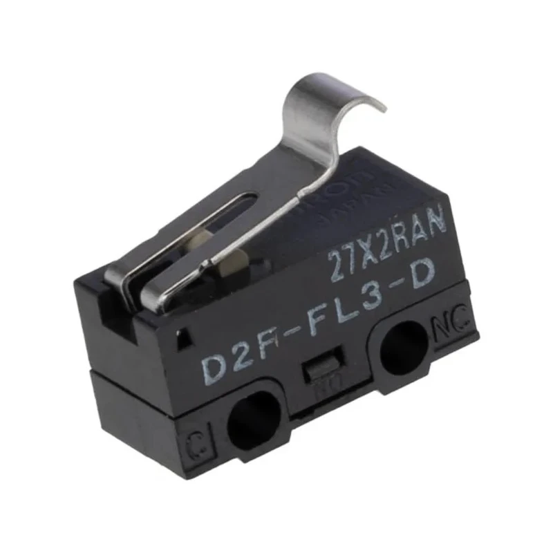 Omron Simulated Roller Lever Micro Switch, Solder Terminal, 1A, 30V DC, SPDT Contact, IP40 D2F-FL3-D