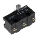 Omron Simulated Roller Lever Micro Switch, Solder Terminal, 1A, 30V DC, SPDT Contact, IP40 D2F-FL3-D