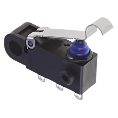 Omron Simulated Roller Lever Micro Switch, Solder Terminal, 2A, SPDT, IP67 D2HW-C231H