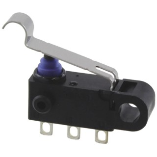 Omron Micro Switch Simulated Roller Lever Solder Terminal 2A 125 V AC SPDT IP67 D2HW-C271H