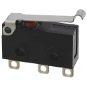 Omron Simulated Roller Lever Micro Switch, Solder Terminal, 100mA, 30V dc, SPDT, IP67 D2SW-01L3H