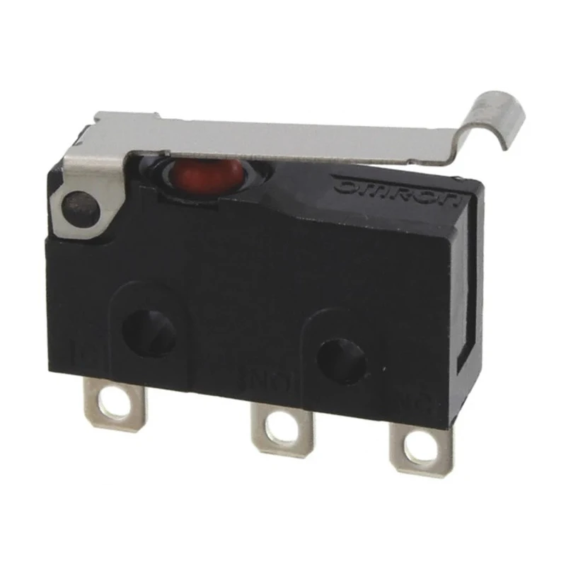 Omron Simulated Roller Lever Micro Switch, Solder Terminal, 100mA, 30V dc, SPDT, IP67 D2SW-01L3H