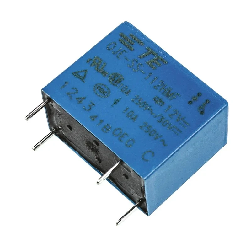 TE Connectivity PCB Power Relay 12V DC Coil 10A Switching Current SPST 4-1419128-4