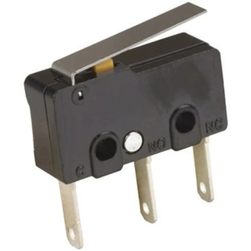 Omron Aratas Roller Lever Micro Switch, Tab Terminal, 100mA, 250 V AC, SPDT, IP40 SS-01GL2T