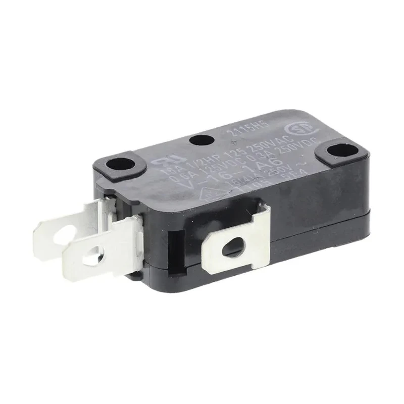 Omron Pin Plunger Miniature Micro Switch, Solder Terminal, 16A, 250V AC, SPDT, IP40 V-16-1A6