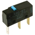 Omron Subminiature Pin Plunger Micro Switch Quick Connect Terminal 5A 250V AC 30V DC SPDT IP40 SSG-5T-5