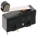 Omron Subminiature Roller Lever Micro Switch, Through Hole Terminal, 5A, 250V ac, SPDT, IP40 SS-5GL2D