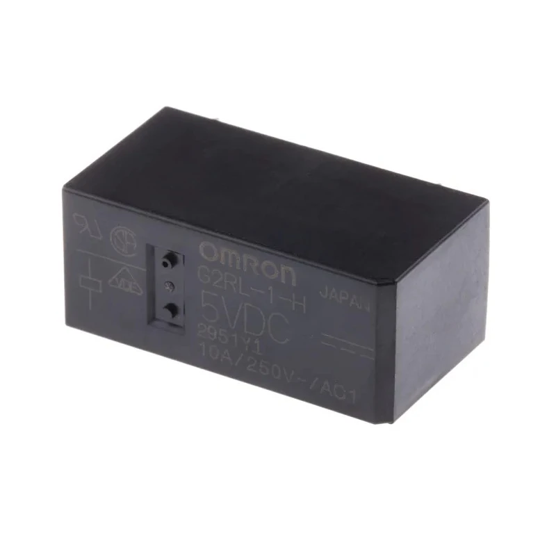 Omron Power Relay PCB Mount SPDT 5V DC Coil 12A Switching Current G2RL-1-H DC5