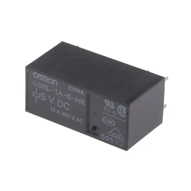 Omron PCB Power Relay 5V DC Coil 16A Switching Current SPST G5RL-1A-E-HR DC5