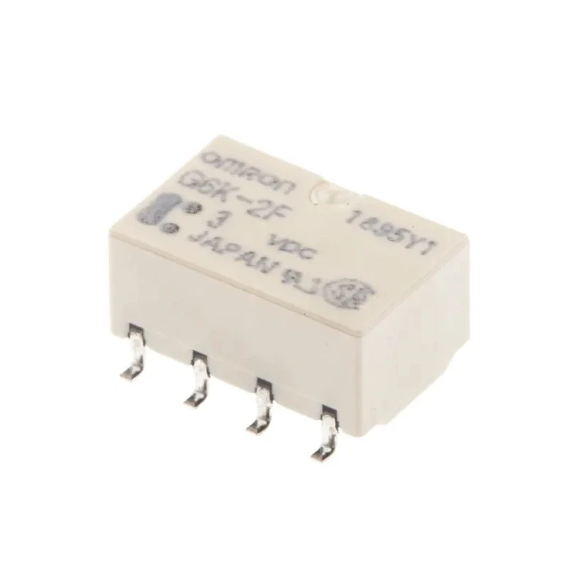 Omron Surface Signal Relay, 3V DC Coil, 1A Switching Current, DPDT Contact Configuration G6K-2F 3DC