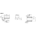Omron Surface Signal Relay, 3V DC Coil, 1A Switching Current, DPDT Contact Configuration G6K-2F 3DC