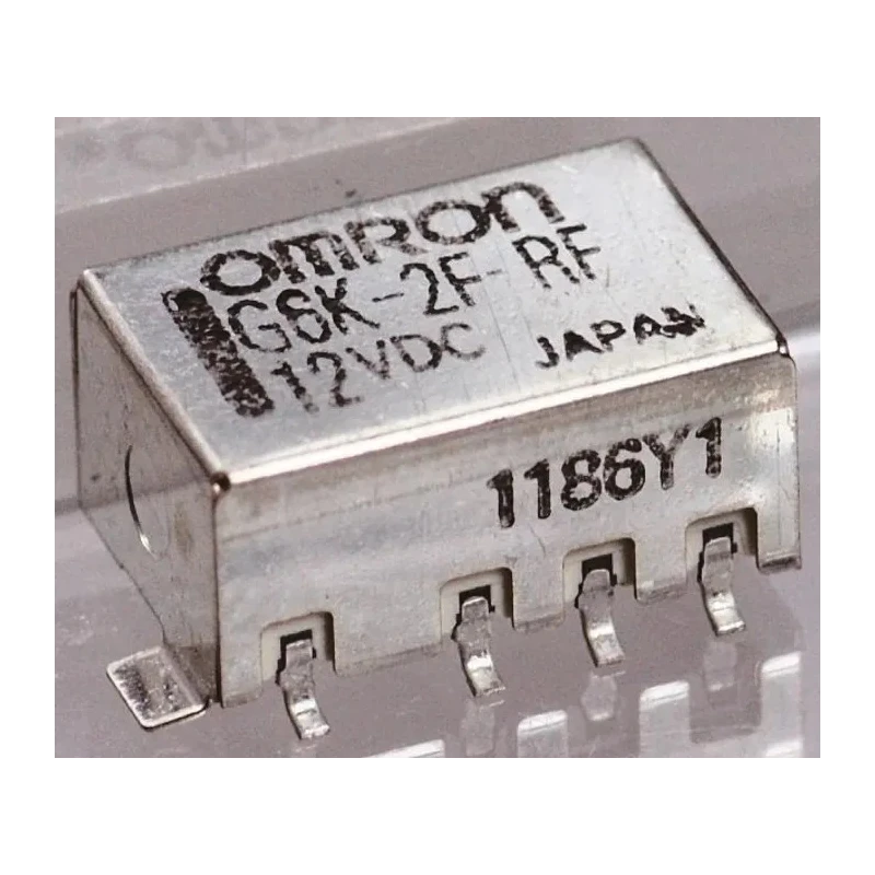 Omron High Frequency Surface Mount Relay DPDT 5V DC Coil 1GHz Max Coil Frequency G6KU-2F-RF 5DC
