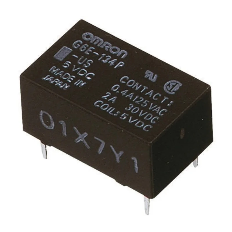 Omron PCB Power Relay 24V dc Coil 3A Switching Current SPDT G6E-134PL-ST-US 24DC