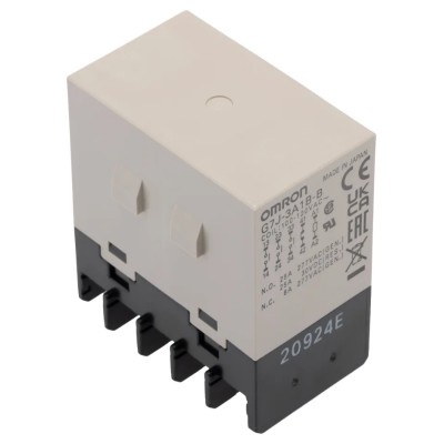 Omron Panel Power Relay 3PST-NO, SPST-NC, 120V AC Coil, 25A Switching Current G7J-3A1B-B 100/120VAC