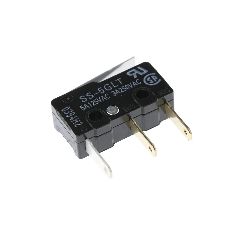 Omron Aratas Hinge Lever Micro Switch, Tab Terminal, 5A, 250 V AC, SPDT, IP40 SS-5GLT