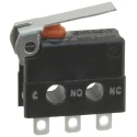 Omron Ultra Subminiature Sealed Short Lever Micro Switch, SPDT, Solder Terminal, 100mA, 600 V AC, 30 V DC, IP67 D2JW-01K1A1