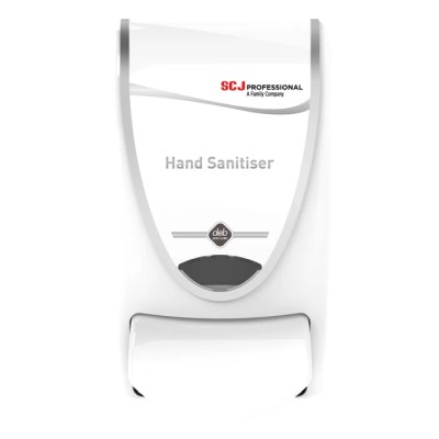 SCJ Professional Wall Mounted Soap Dispenser 1 L Manual with Antibacterial BioCote Protection INF01CON