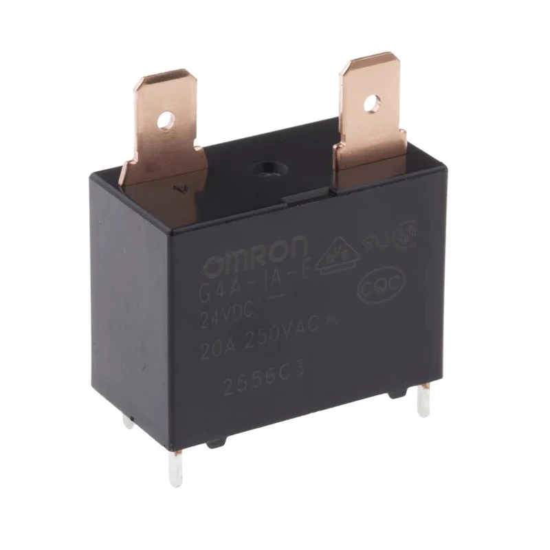 Omron Power Relay PCB Mount SPST 24V DC Coil 20A Switching Current G4A-1A-E DC24