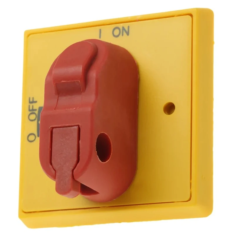 ABB Red Yellow Rotary Handle Selector Handle 51 mm OH Series OHYS3PH 1SCA105327R1001